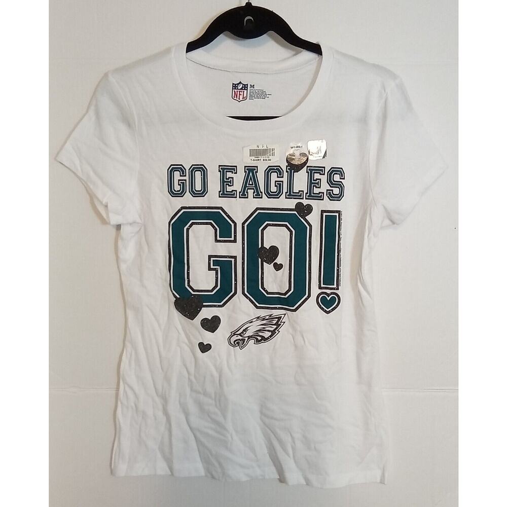 Philadelphia Eagles "GO EAGLES GO!" Women's Tee Small